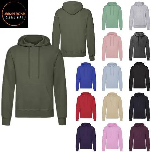 Urban Road Plain Hoodie by Urban Road