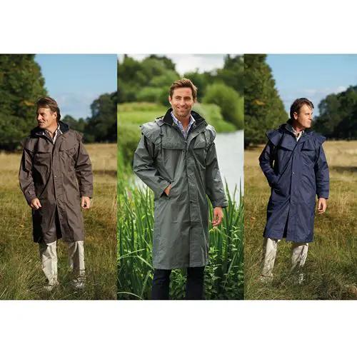 Mens Champion Highgrove Waterproof Long Coat by Champion