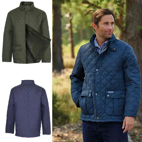 Mens Champion Padstow Diamond Quilted Jacket by Champion