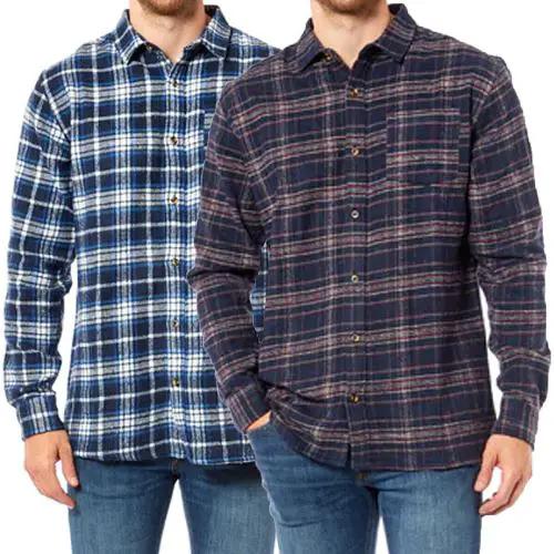 Mens Flannel Check Shirt by G5 Apparel