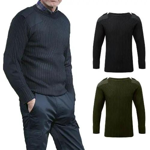 Mens Fort Crew Neck Combat Jumper - 120 by Fort