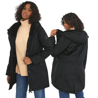 Ladies Brave Soul Vicky Long Coat by Brave Soul