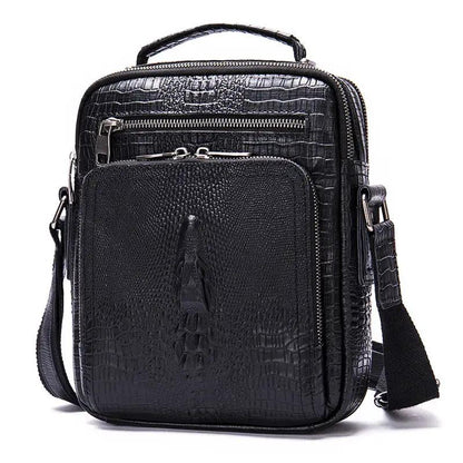 Genuine Leather Shoulder Messenger Bag Vintage Crazy Horse by Dropshipman