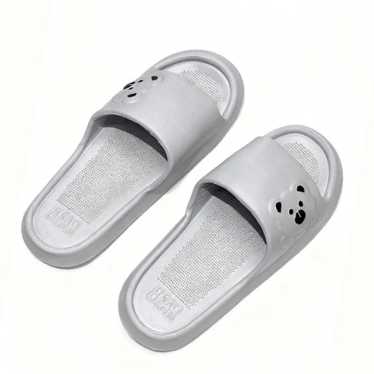 Summer Cartoon Bear Indoor Slippers for Women Lightweight Soft EVA Slides Woman Comfort Home Bathroom Non Slip Slippers by All Mart Bristol Ltd