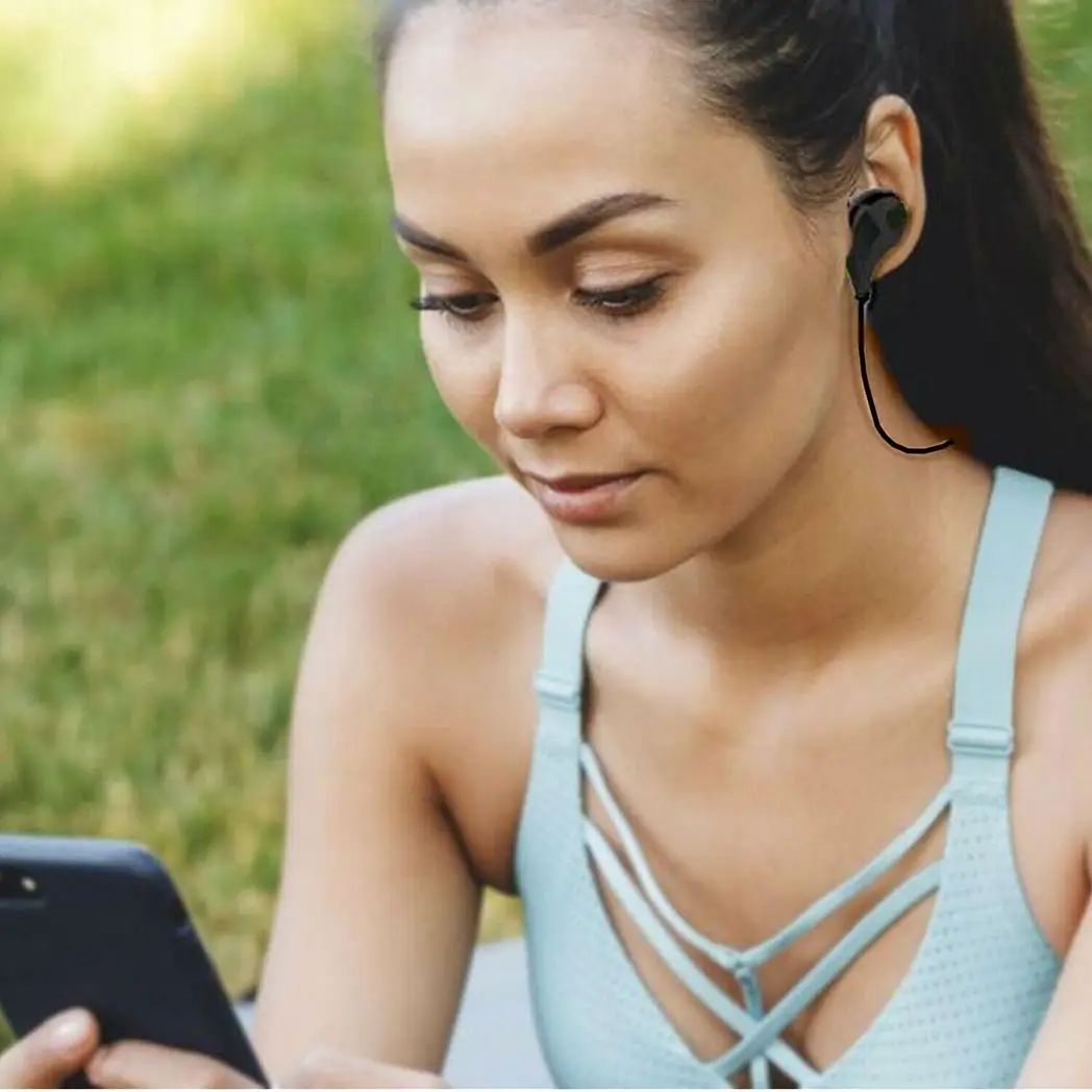 Aquarius Wireless 200mAh Bluetooth Stereo Earphones- Black by Aquarius