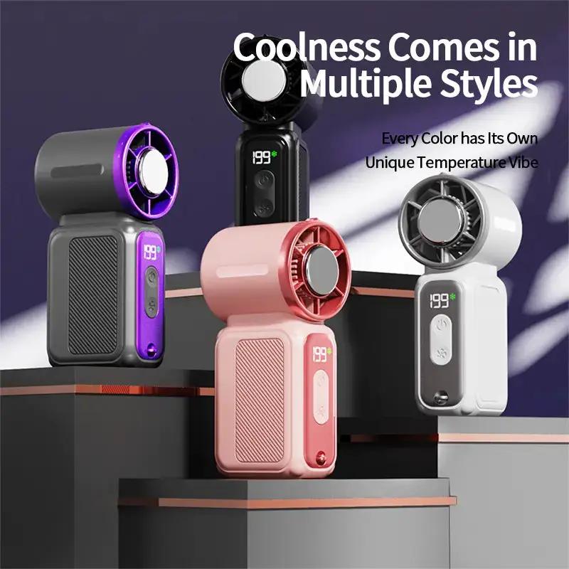 2026 Thumb Fan, Mini, Long Battery Life, Pocket Size, Neck-Worn Design, 3600 Mah Battery, up to 199 Wind Speed Levels, Includes Lanyard. Suitable for Indoor Use, Commuting, Office, Camping, and a Mother’S Day Gift. Suitable for Both Men and Women by All Mart Bristol Ltd