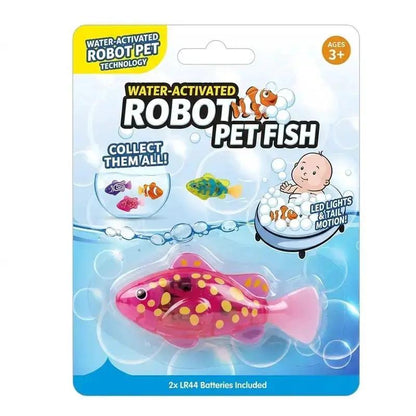 Magic Water-Activated Glowing Swimming Fish, Neon Deep-Sea Disco, Interactive Colorful Robot Fish, Swimming Robotic Luminous Function, Waterproof Aquarium Bath Time Fun.Perfect Gift for Babies & Toddlers by All Mart Bristol Ltd
