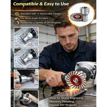 Tile Cutting Tools 40mm Precision Grinder Tool Porcelain Cutter Wheel For Adults Men Women Outdoor Workplace Artificial Stone by All Mart Bristol Ltd