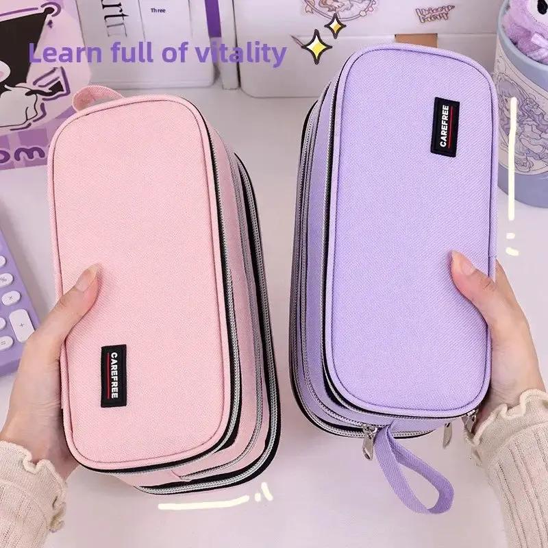 New School Supplies Back to School Essential Pencil Case, Large Capacity Stationery Organizer Student Stationery Box by All Mart Bristol Ltd