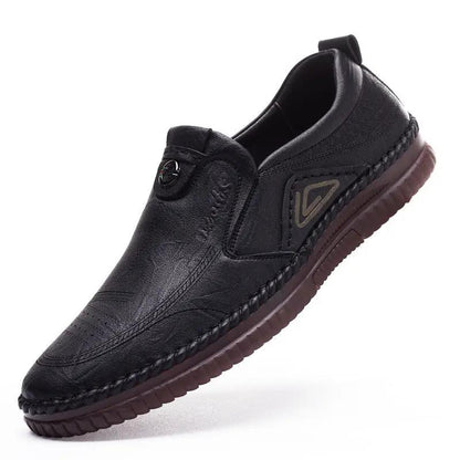 Mens Casual Soft And Breathable Leather Shoes by Dropshipman