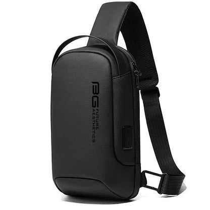 Men's Casual Shoulder Business Usb Shoulder Bag by Dropshipman