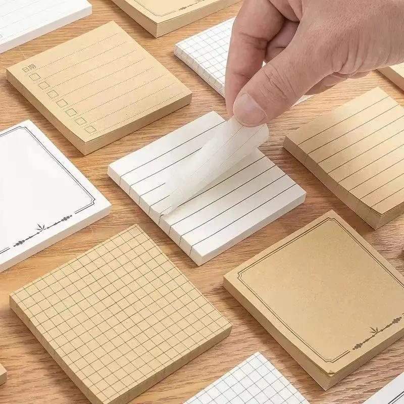 Basic Sticky Notes Stationery Notepad Post Bookmark Sticky Notes It Kawaii Stickers in Notebook Memo Pad Cute Korean Stationery by All Mart Bristol Ltd
