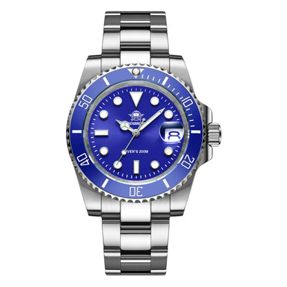 ADDIESDIVE Men's Classic Watch with Ceramic Bezel 200m Water Resistant Casual Quartz Watch BGW9 Blue Luminous Gift Watch MY-H3-2 by All Mart Bristol Ltd