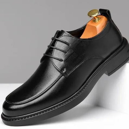 Men's Leather Shoes Spring Fashion New Non-slip Breathable by Dropshipman