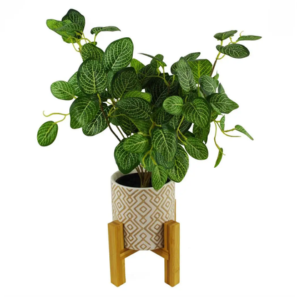 40cm Artificial Variegated Pothos Plant by Leaf