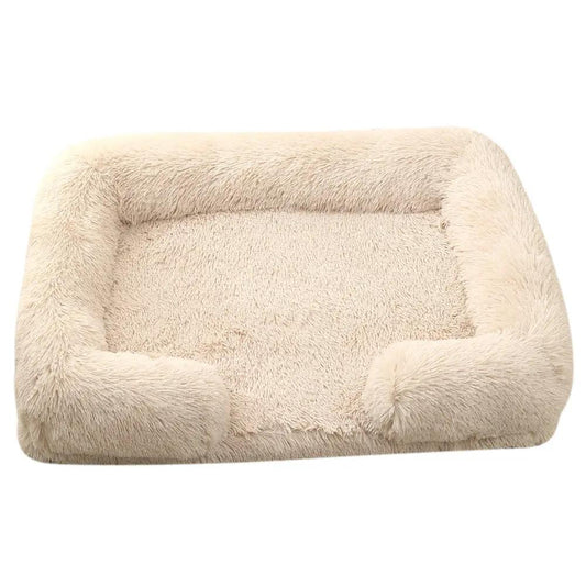 Plush Round Pet Bed Dog Bed Winter by Dropshipman
