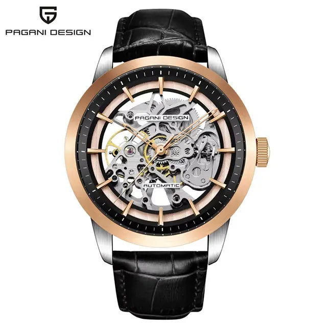 PAGANI DESIGN Hollow Men Watch Stainless Steel Waterproof 43mm Automatic Wristwatch Top Brand Mechanical Watch Men Gift Watches by All Mart Bristol Ltd