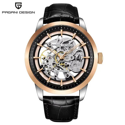PAGANI DESIGN Hollow Men Watch Stainless Steel Waterproof 43mm Automatic Wristwatch Top Brand Mechanical Watch Men Gift Watches by All Mart Bristol Ltd