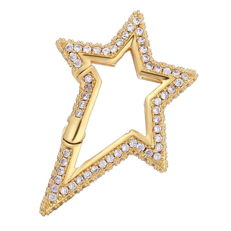 Juya 18K Gold Plated 26 Alphabet Letters Pendant Fasteners Bolt Carabiner Clasps For DIY Women Mesh Chains Name Jewelry Making by All Mart Bristol Ltd
