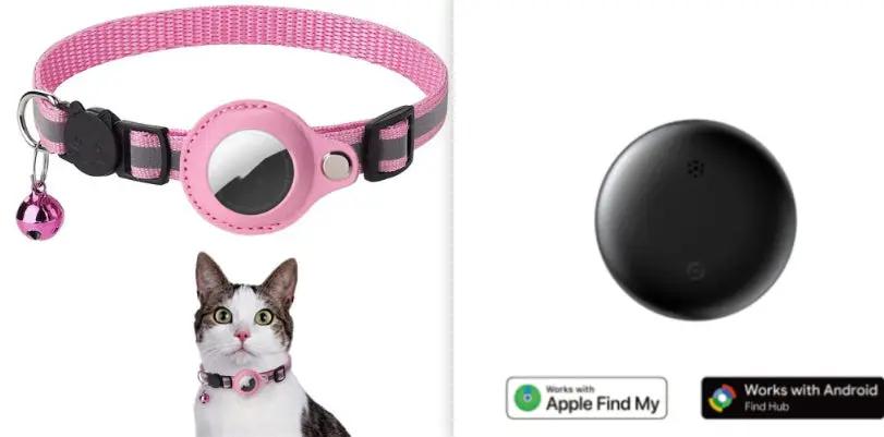 Pet Collar With Bell Airtag Reflective Collar by Dropshipman