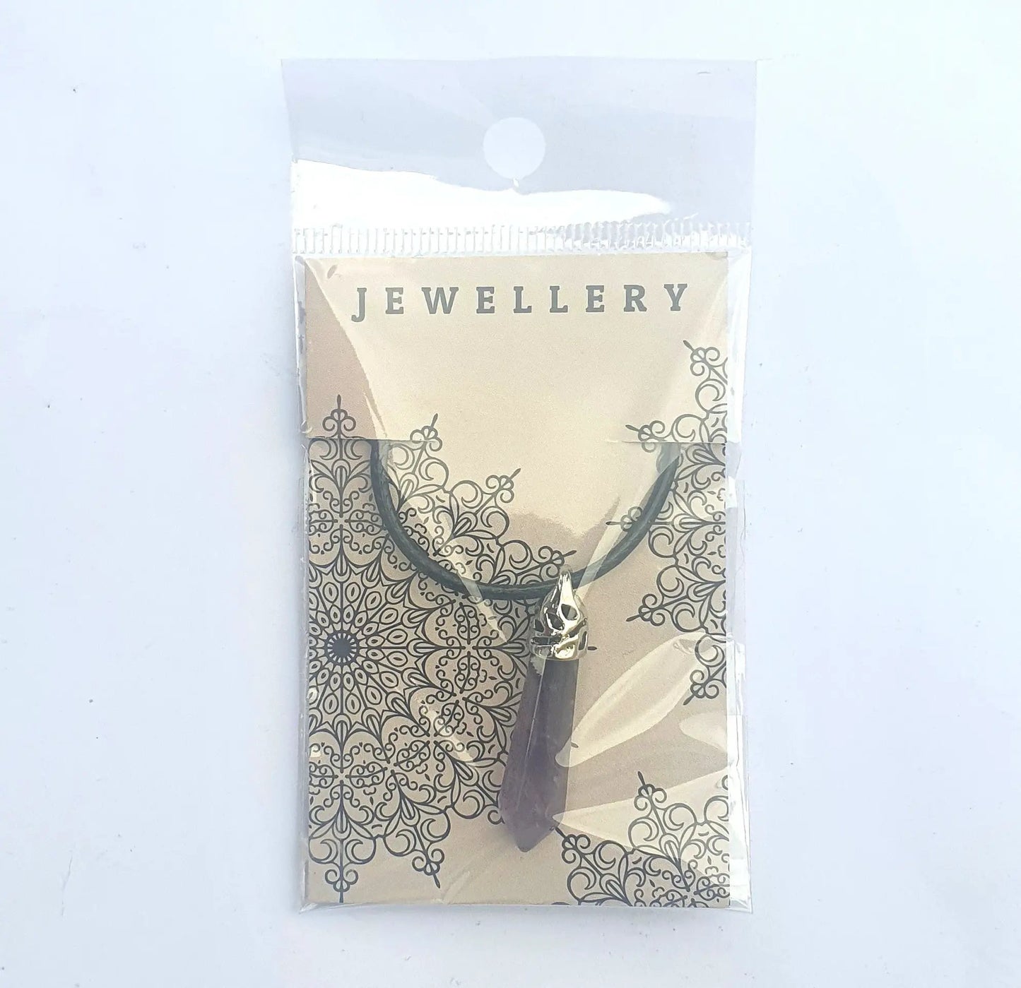 Crystal Point Pendant Necklace - Amethyst by Equinox Rocks