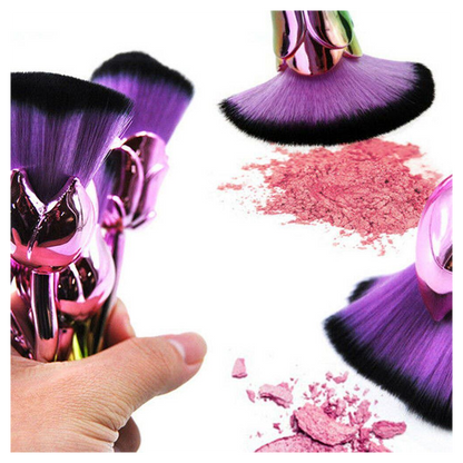 Beauty and the Beast-Inspired Rose Makeup Brushes with Glossy Handles by Aquarius