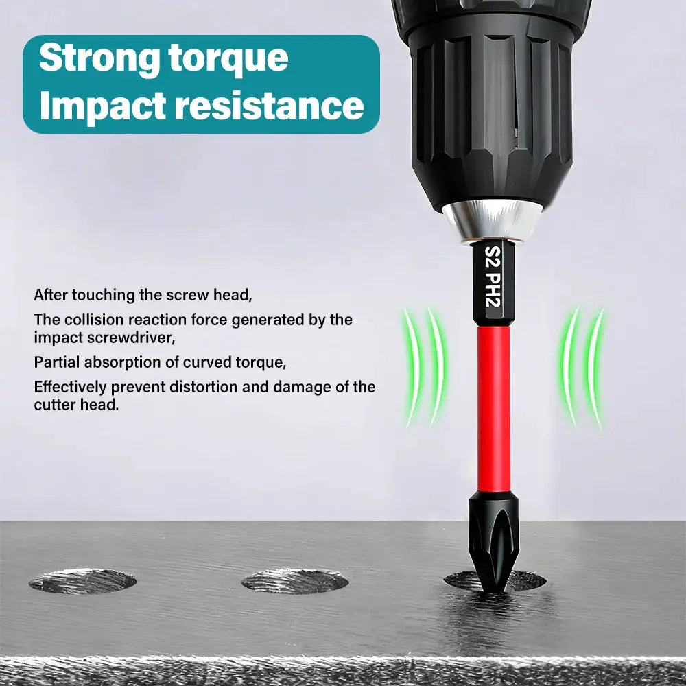 35Pcs Magnetic Screwdriver Bit Set S2 Steel Impact Driver Nut Sockets Anti-Slip High Hardness Tips with Portable Storage Case by All Mart Bristol Ltd