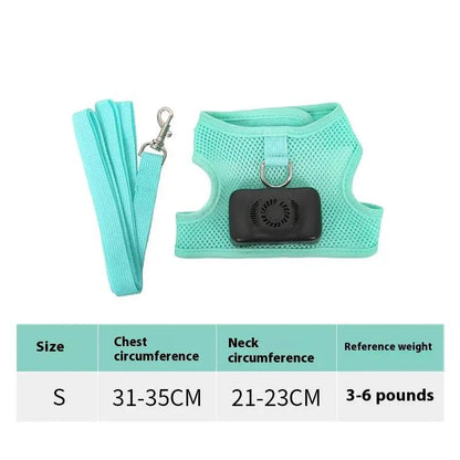 Pets Dog Vest Chest Strap Harness Air Conditioner Cooling And Breathable With Air Conditioner Pet Products by Dropshipman