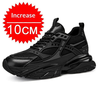 Autumn Winter Mesh Breathable Invisible Height-Boosting Casual Sneakers by Dropshipman