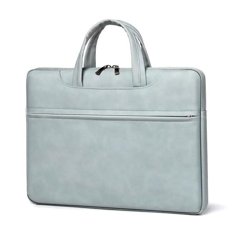 Laptop Case Tablet One Shoulder PU Leather Laptop by Dropshipman