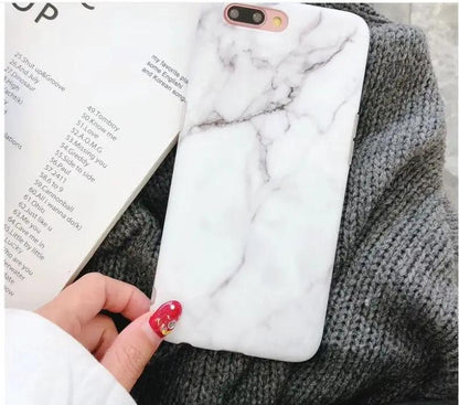 Compatible with Apple, Luxury marble phone case for iPhone 7 case for iphone X 7 6 6S 8 Plus 6S case cover XR XS MXA silicon case by Dropshipman