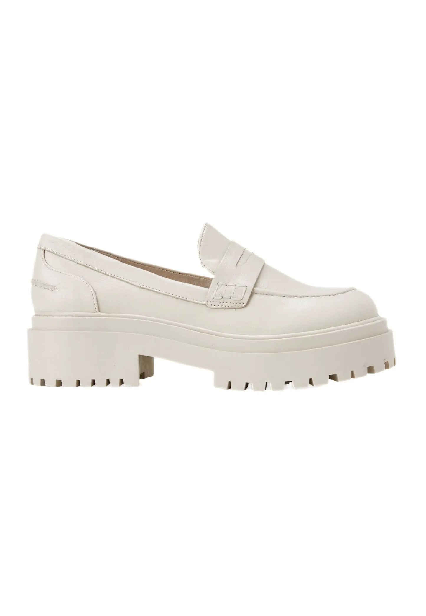 Women’s Brown Leather Loafers – Chunky Block Sole Design by Atelier