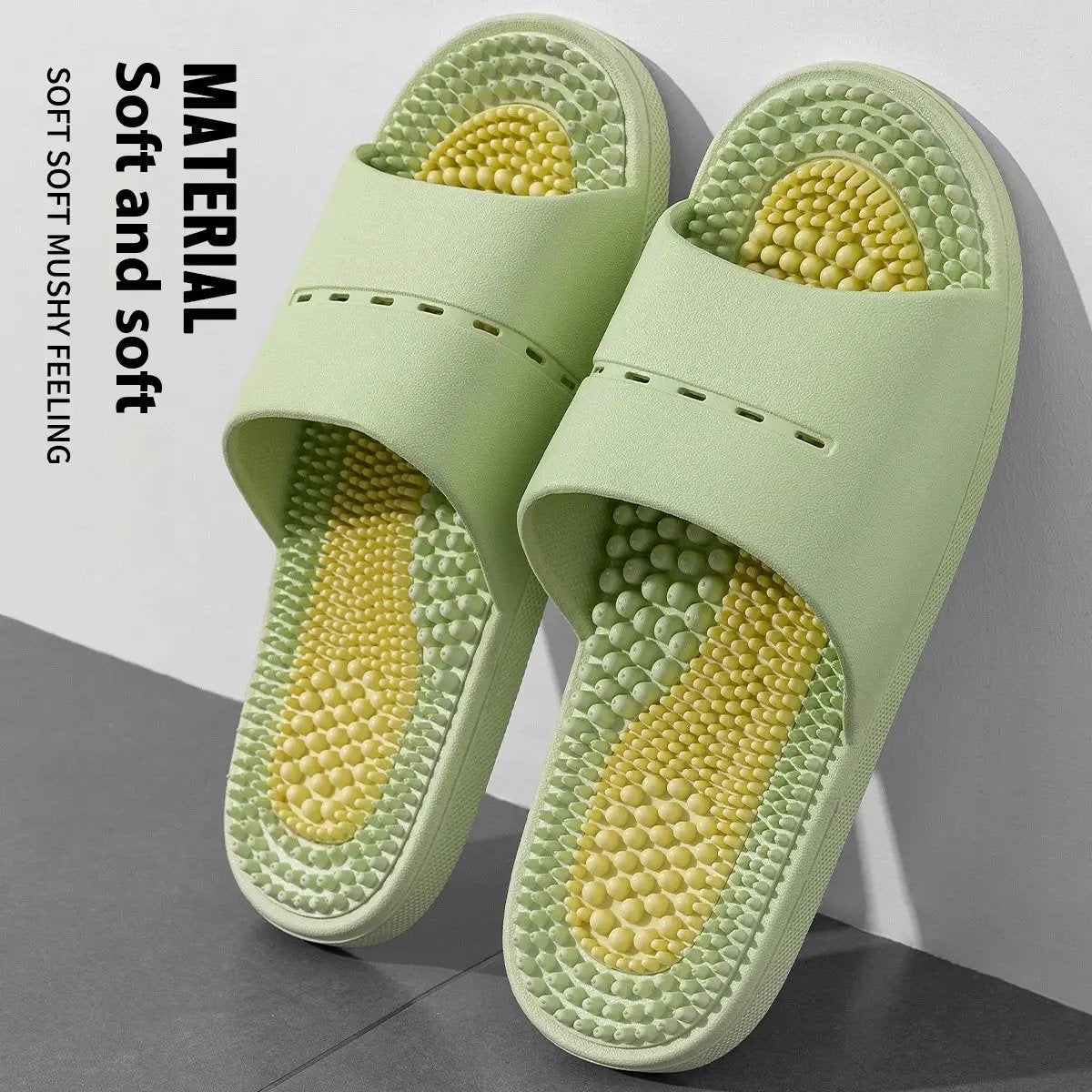 Ball Massage Sandals Bathroom Bath Non-slip Wear-resistant Anti-slip Bath Mat Pedicure by Dropshipman