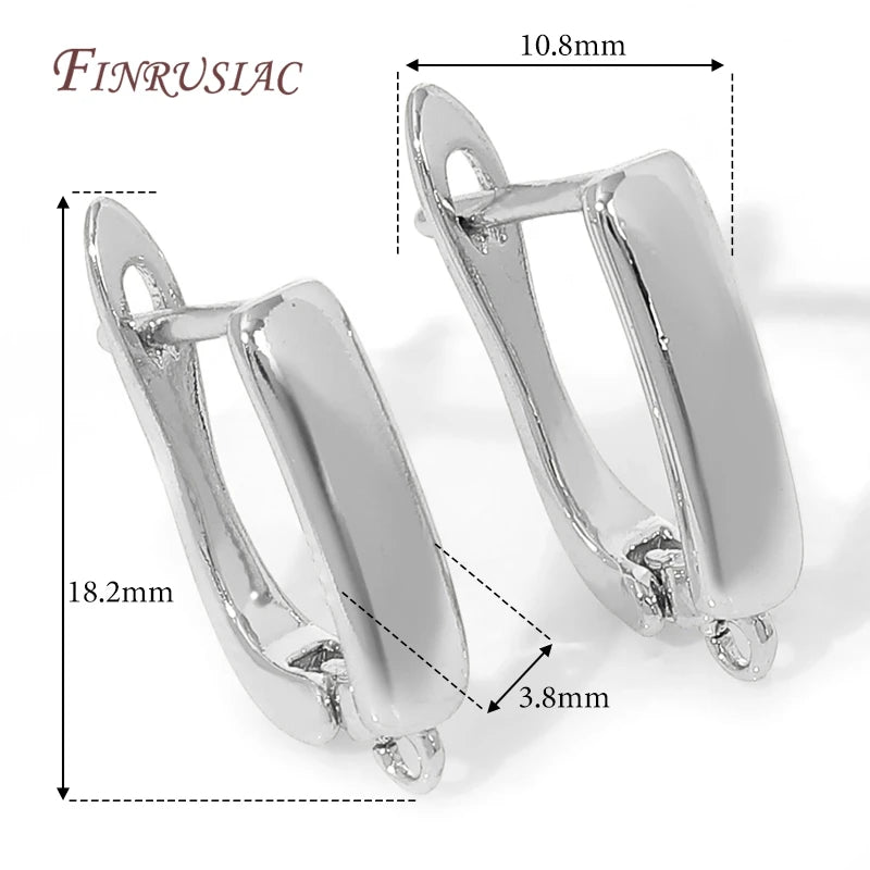 18K Gold Plated,Anti-Allergy Earring Hook Clasps,Supplies For Jewelry,Fasteners Earwires,Earrings Fixtures Accessories by All Mart Bristol Ltd