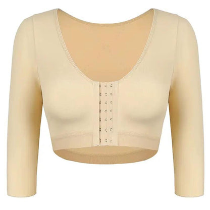 MISSMOLY Womens Arm Shaper Tops Slimmer Compression Half Sleeves Post Surgery Posture Corrector Shapewear by All Mart Bristol Ltd