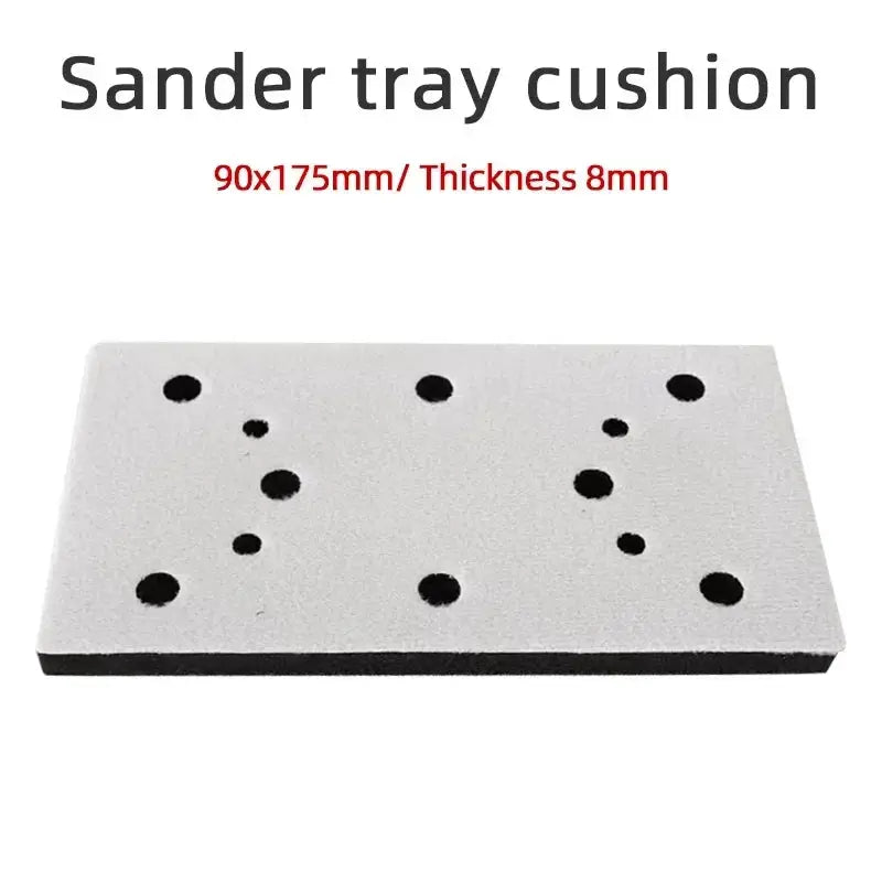 Sponge Cushion Rectangular 90x175mm Suitable for Festo 3+2+3 Holes Square Thick Cushion Rectangular 8-hole Sandpaper by All Mart Bristol Ltd