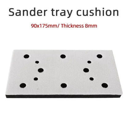 Sponge Cushion Rectangular 90x175mm Suitable for Festo 3+2+3 Holes Square Thick Cushion Rectangular 8-hole Sandpaper by All Mart Bristol Ltd