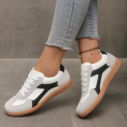 European And American-style Retro Color-Block Sneakers by Dropshipman