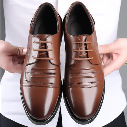 New Men's Trendy Casual Leather Shoes by Dropshipman