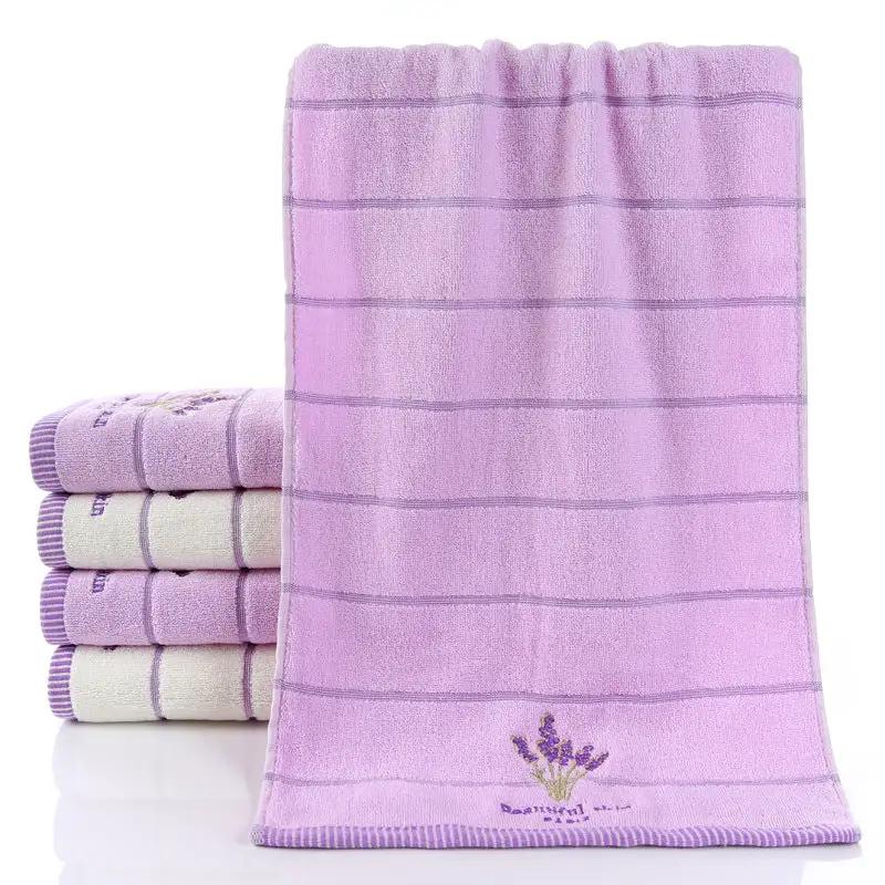 Pure Cotton 32 Strand Embroidered Face Washing Towel by Dropshipman