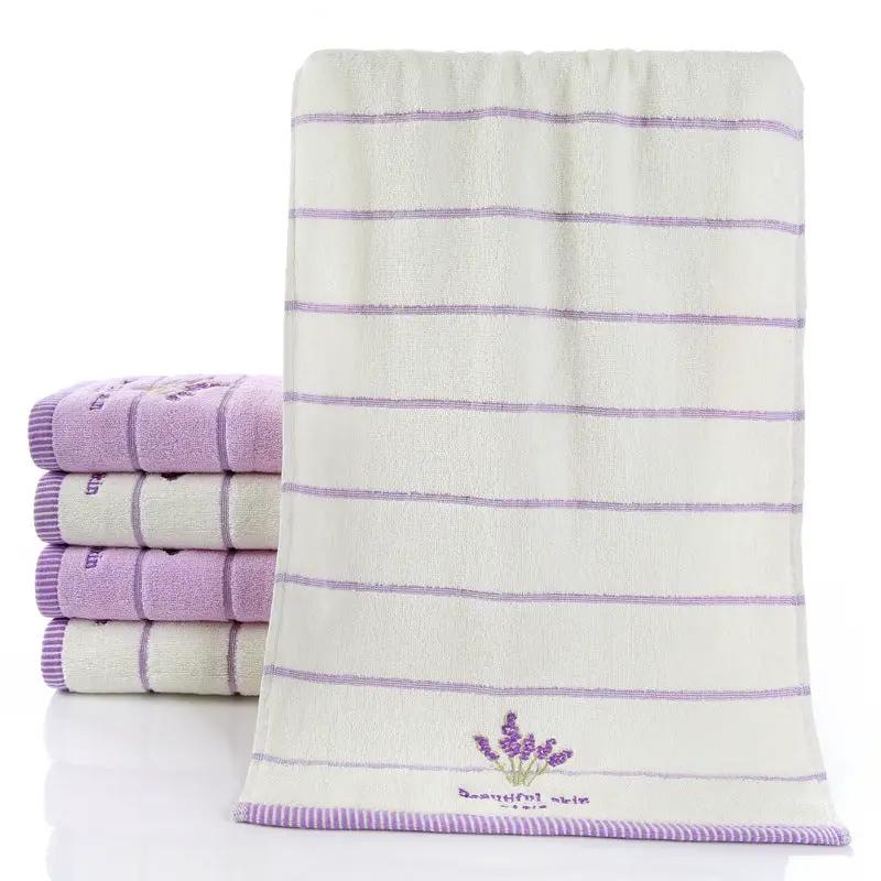Pure Cotton 32 Strand Embroidered Face Washing Towel by Dropshipman