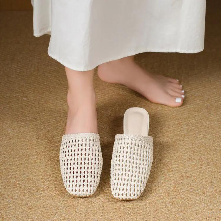 Summer New Arrival Womens Fashion Sandals With Woven Uppers by Dropshipman