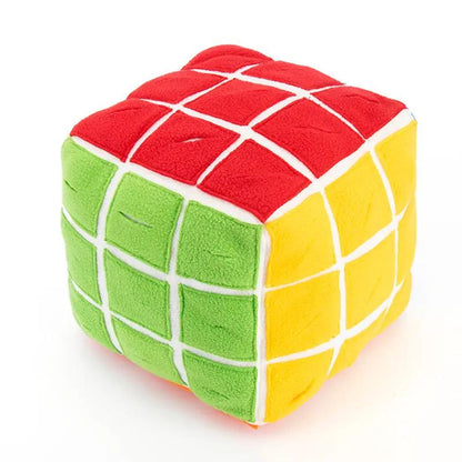 Pet Rubik's Cube Sniffing Toy Difficult Rubik's Cube Snuffle Toy Cat Dog Puzzle Hidden Food Cube Ball by Dropshipman