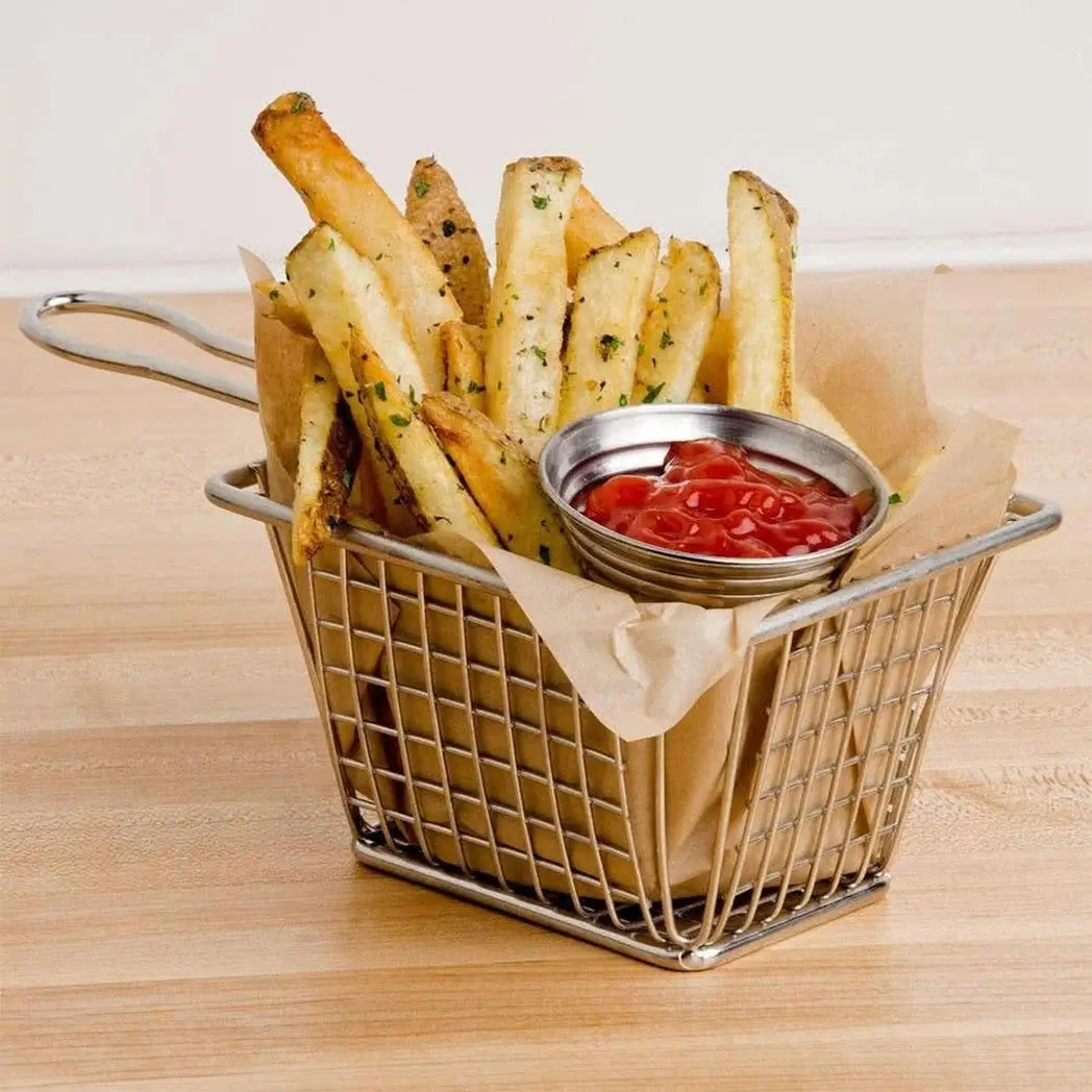 PMS Mini Oblong Fryer Basket With Handle by Aquarius