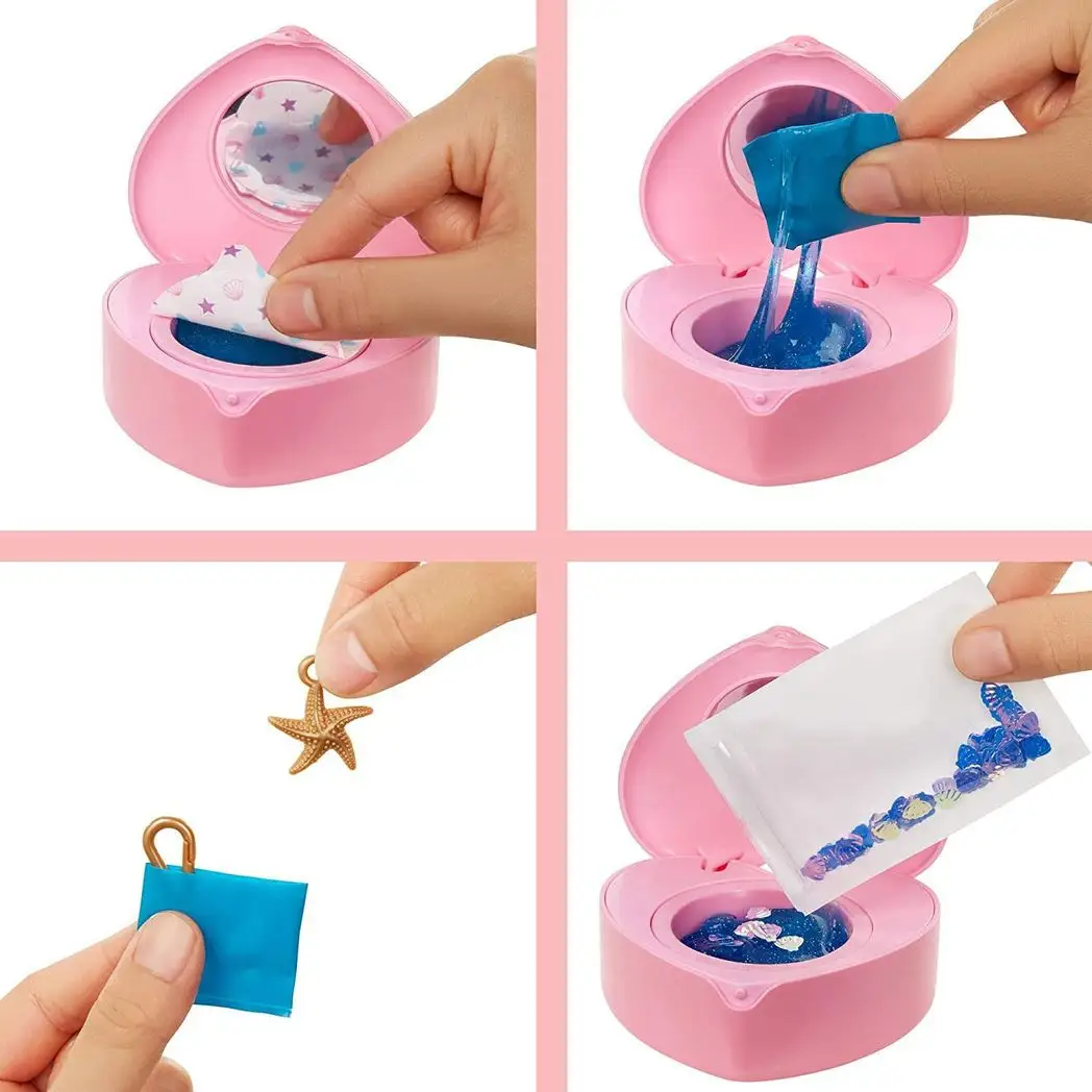 Barbie Doll Colour Reveal Peel Mermaid 25 Accessories Toy Gift For KIds GXV93 by Barbie
