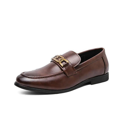 Men's British-style Business Formal Casual Leather Shoes by Dropshipman