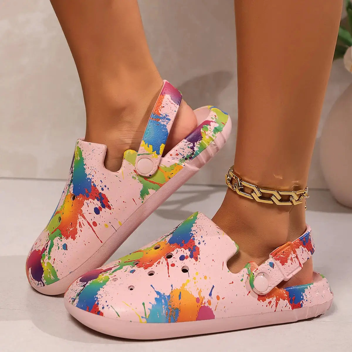 Ladies' casual slippers and beach shoes by All Mart Bristol Ltd