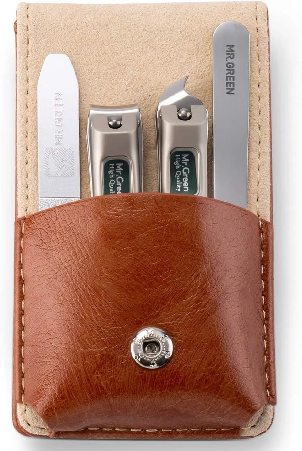Premium 3-Piece Nail Clipper Set - Stainless Steel Nail & Slant Edge Toenail Cutter for Men and Women by All Mart Bristol Ltd