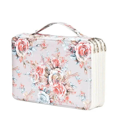 200 Hole Portable Canvas Pencil Case, Pencil Stationery Shockproof Storage Bag, Large Capacity Stationery Box by All Mart Bristol Ltd