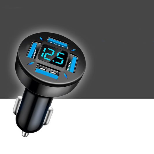 Quick Universal Transfer Plug Multi-function Car Charger USB4 Port by Dropshipman